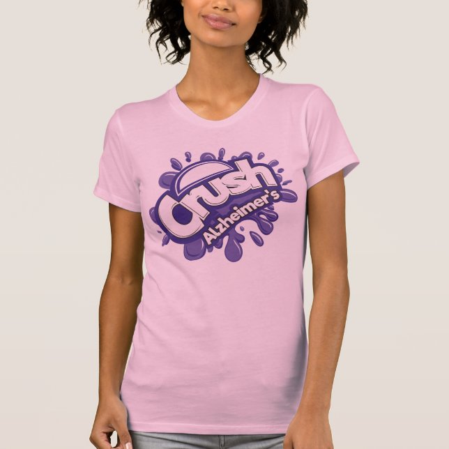 Camiseta Aplastar Alzheimer (Anverso)