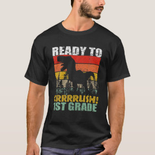 Camiseta Aplastar De Nuevo Grado A La Escuela Para Rex Dino