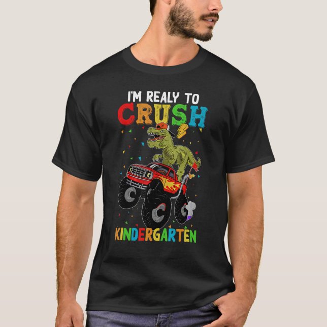 Camiseta Aplastar el jardín de infancia de vuelta a la escu (Anverso)