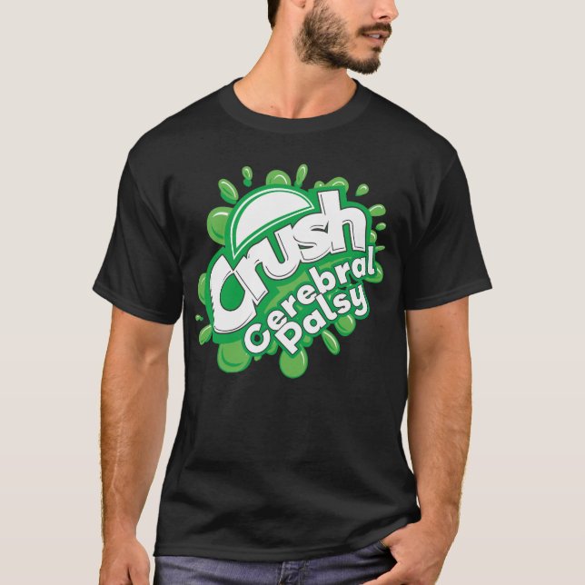 Camiseta Aplastar la parálisis cerebral (Anverso)
