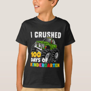 Camiseta Aplasté 100 Días De Chicas De Diversión De Jardín