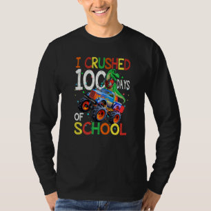 Camiseta Aplasté 100 Días De Escuela Dino Rex Monst