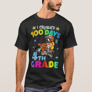 Camiseta Aplasté 100 Días De Mochila De Bicicleta Sucia De 