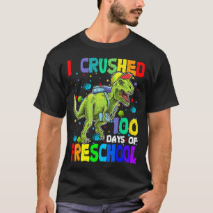 Camiseta Aplasté 100 Días De Preescolar