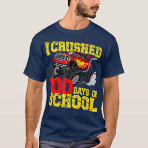 Camiseta Aplasté 100 días de regalo escolar Feliz día 100 