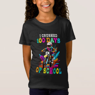 Camiseta Aplasté 100 días del colegio Motocross