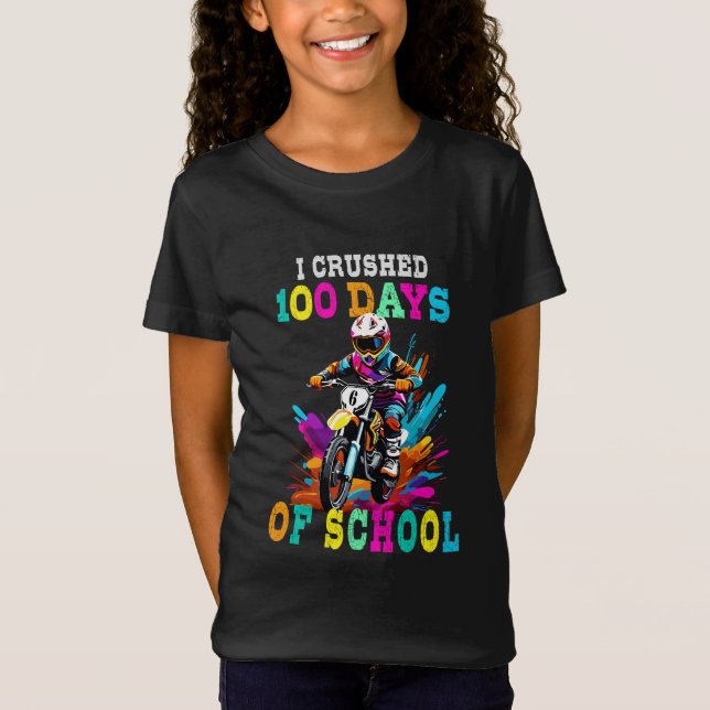 Camiseta Aplasté 100 días del colegio Motocross (Anverso)