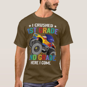 Camiseta Aplasté 1er Grado 2do Grado Aquí Viene Monstruo