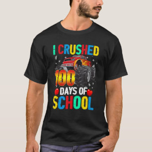 Camiseta Aplasté a 100 días de monstruo escolar niños B