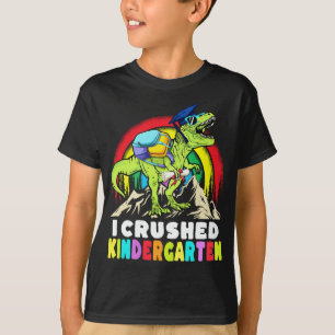 Camiseta Aplasté a los jardines de infancia Dinosaur T Rex 