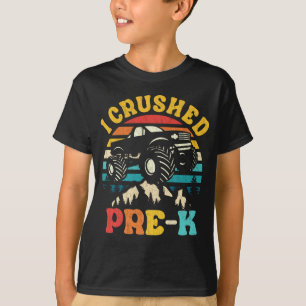 Camiseta Aplasté a los niños de capucha de camionetas PRE-K