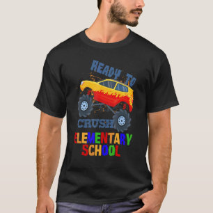 Camiseta Aplasté a Monstruo de la Escuela Primaria