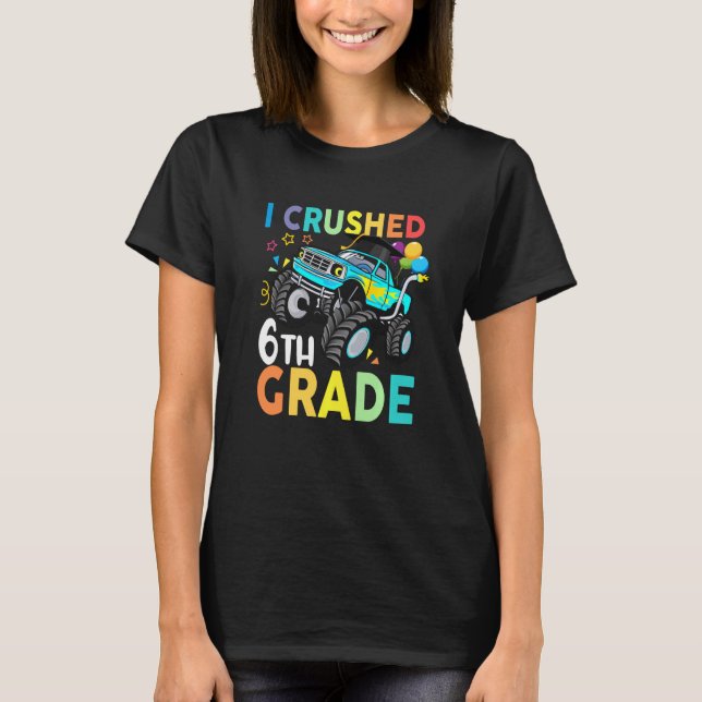 Camiseta Aplasté a niños de sexto grado de graduación de ca (Anverso)
