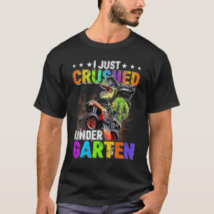 Camiseta Aplasté al monstruo de los dinosaurios de los jard