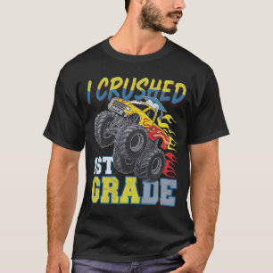 Camiseta Aplasté Camión Monstruo de 1er Grado Graduación Di