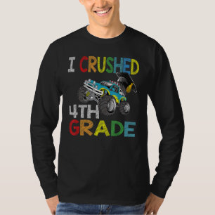 Camiseta Aplasté el camión de los chicos de cuarto grado