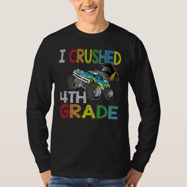Camiseta Aplasté el camión de los chicos de cuarto grado (Anverso)