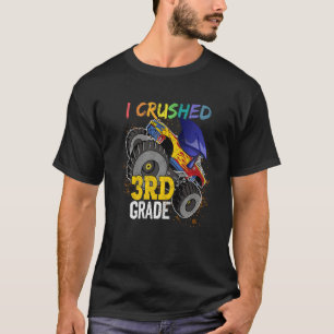 Camiseta Aplasté el tapón de graduación de camión de tercer