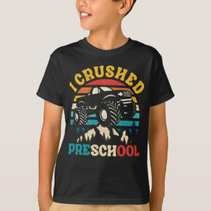 Camiseta Aplasté el tapón de graduación de un camión de mon