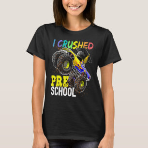 Camiseta Aplasté el tapón de graduación de un camión de mon