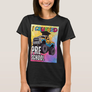 Camiseta Aplasté el tapón de graduación de un camión de mon