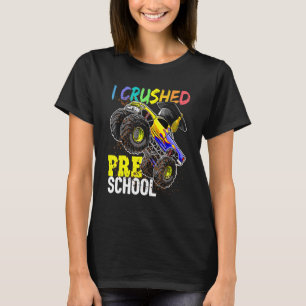 Camiseta Aplasté el tapón de graduación de un camión de mon