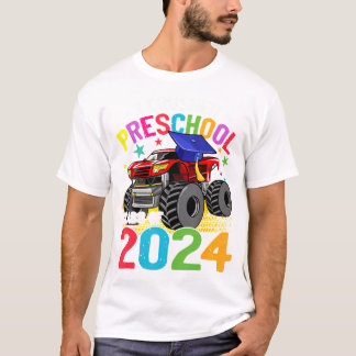 Camiseta Aplasté la clase de graduación de camiones monstru
