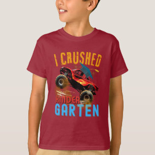 Camiseta Aplasté la graduación de un monstruo de jardín