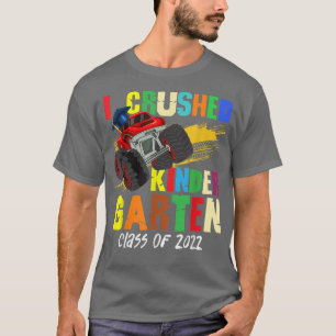 Camiseta Aplasté la graduación de un monstruo de jardín de 