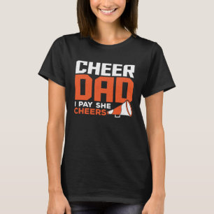 Camiseta Aplaude Papá Pago Ella Aplaude Porristas Padre Apl