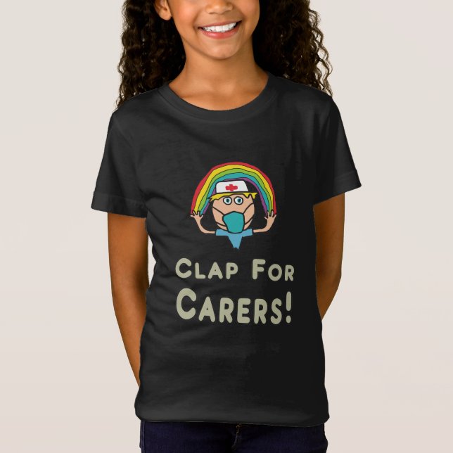 Camiseta Aplaudir a los Cuidadores (Anverso)