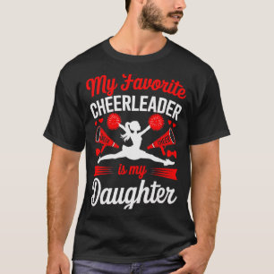 Camiseta Aplaudir Mamá Papá Mi Porrista Favorita Es Mi Hija