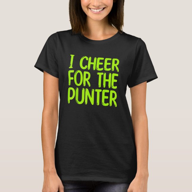 Camiseta Aplaudo a The Punter diciendo (Anverso)