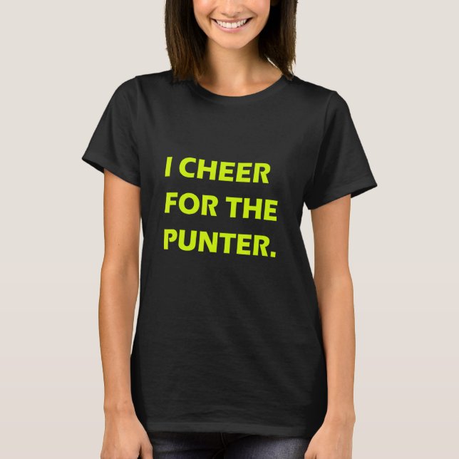 Camiseta Aplaudo Por El Punter Tee (Anverso)