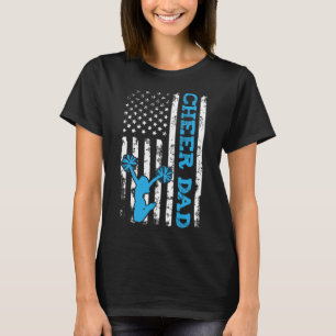 Camiseta Aplauso Papá Usa Bandera Americana Porrista Papá P