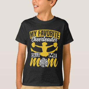 Camiseta Aplauso Porrista Mamá Madre Mi Porrista Favorita