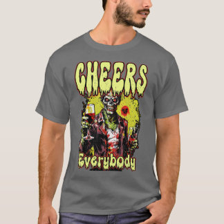 Camiseta APLAUSOS A TODOS fiesta divertida feliz Zombie cie