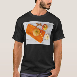 Camiseta Aplausos con canela y cuchara naranja