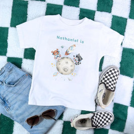 Camiseta Aplausos del espacio con temática de cumpleaños