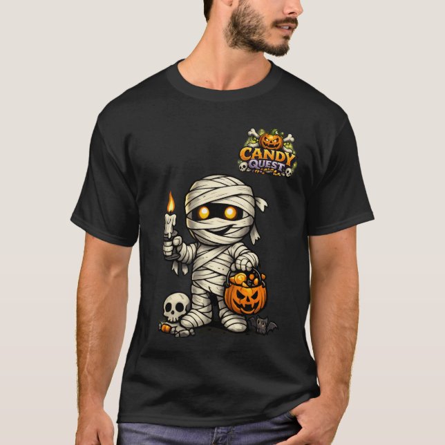 Camiseta Aplicación Candy Quest 'Wraps'  (Anverso)