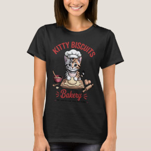 Camiseta Aplicación culinaria de panadería de divertidos ga