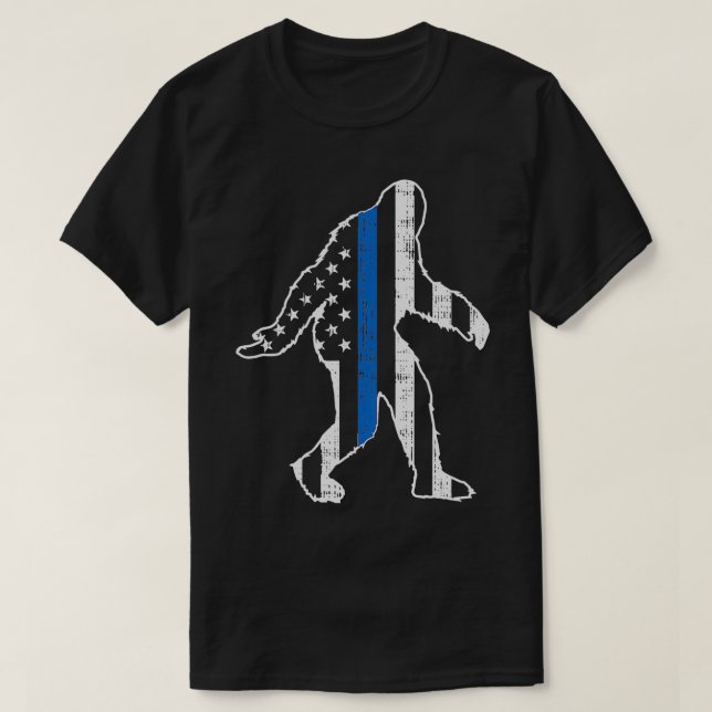 Camiseta Aplicación de la ley de la Línea Azul delgada LE C (Diseño del anverso)