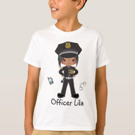 Camiseta Aplicación de la ley de oficiales de policía Chica