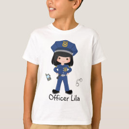 Camiseta Aplicación de la ley de oficiales de policía Chica
