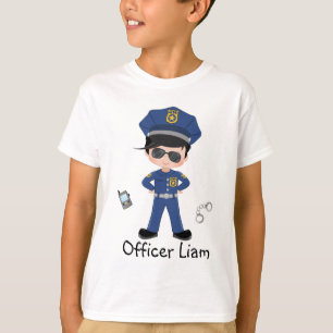 Camiseta Aplicación de la ley de oficiales de policía de