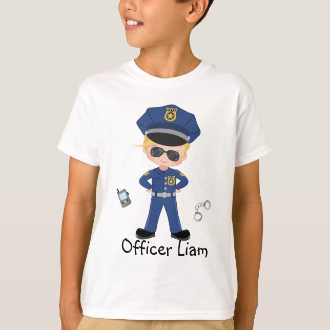 Camiseta Aplicación de la ley de oficiales de policía de ni (Anverso)