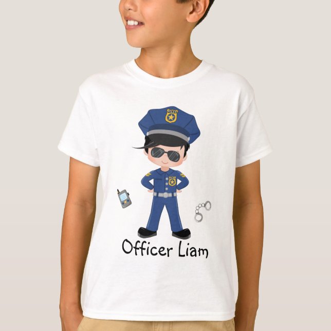 Camiseta Aplicación de la ley de oficiales de policía de ni (Anverso)