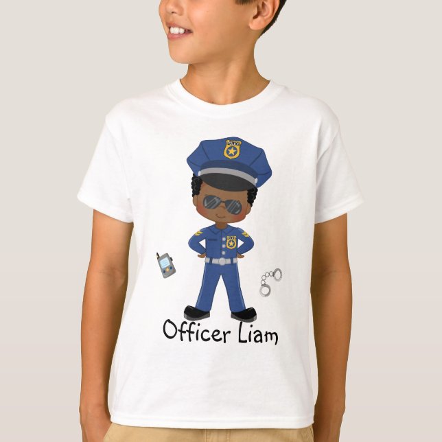 Camiseta Aplicación de la ley de oficiales de policía de ni (Anverso)