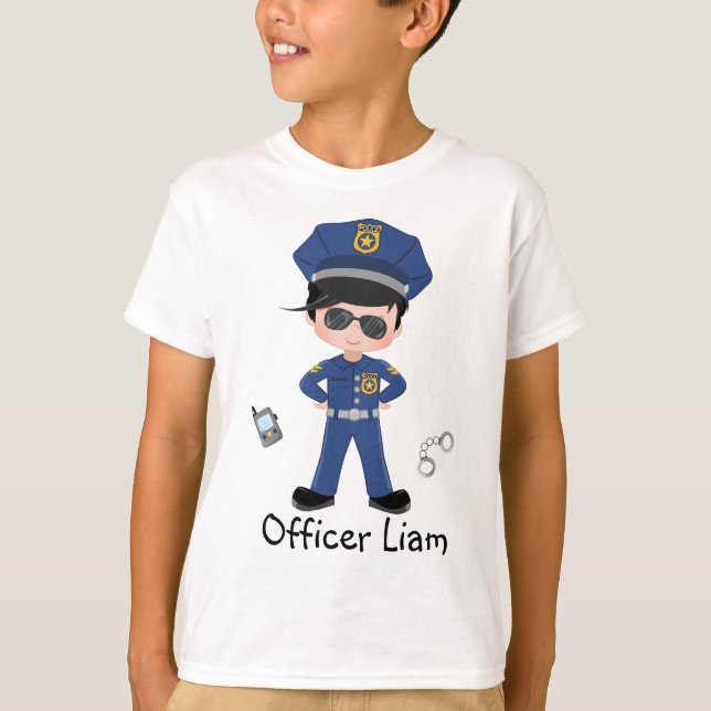 Camiseta Aplicación de la ley de oficiales de policía de ni (Anverso)