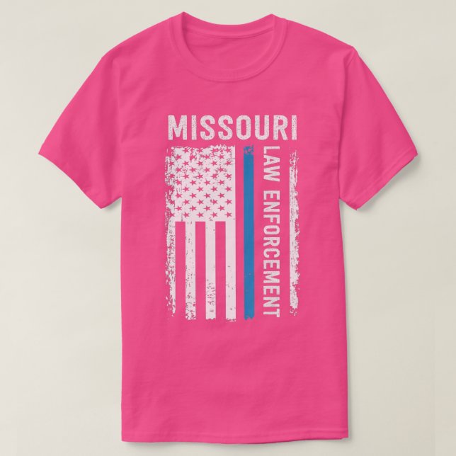 Camiseta Aplicación de la ley en Misuri (Diseño del anverso)